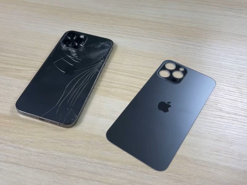 Zamena zadnjeg stakla na iPhone telefonu